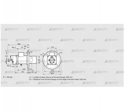 BIO 80HM-500/435-(35)F (84021651) Газовая горелка Kromschroder