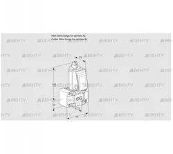 VAS1W0/NW (88017434) Газовый клапан Kromschroder