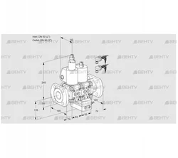 VCG3E50F/50F05LGEWL6/PPPP/PPPP (88105158) Клапан с регулятором соотношения Kromschroder