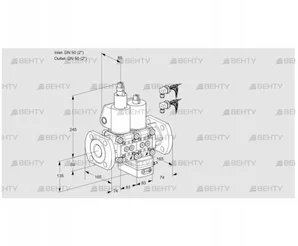 VCG3E50F/50F05LGEWL6/PPPP/PPPP (88105158) Клапан с регулятором соотношения Kromschroder