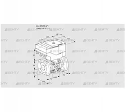 IFC350/50F05-40PPPP/20-60W3E-I (88303843) Регулирующий клапан с сервоприводом Kromschroder