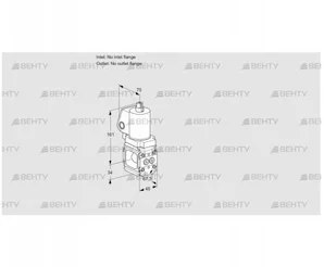 VAN1T-/NQGL (88033118) Сбросной газовый клапан Kromschroder