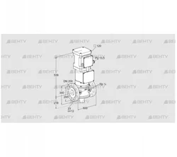 VK 200F10T5HG93S (85317180) Газовый клапан с приводом Kromschroder