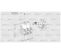 VCS1E20R/20R05NNWL/PPZY/PPPP (88100821) Сдвоенный газовый клапан Kromschroder