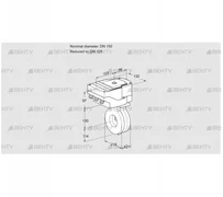 IBA150/125Z05/20-30W3E (88301352) Дроссельная заслонка Kromschroder