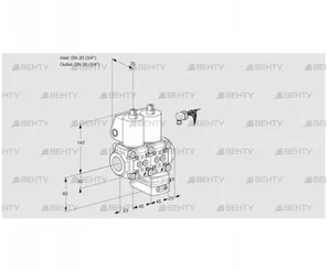 VCD1E20R/20R05ND-25WL/PPPP/PPPP (88105798) Регулятор давления Kromschroder