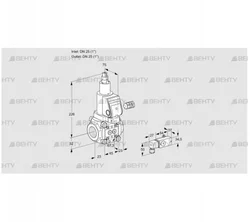 VAS125R/LWSR (88003191) Газовый клапан Kromschroder