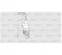 VAS3T-/LWSL (88006055) Газовый клапан Kromschroder