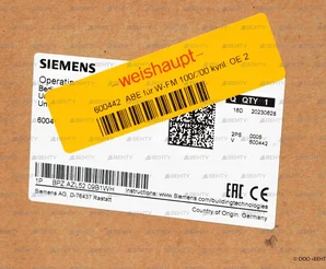 Блок управления и индикации Siemens AZL52.09B1WH
