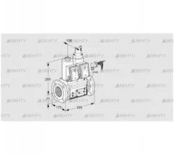 VCS665F05NLWRE/PPPP/PPPP (88202971) Сдвоенный газовый клапан Kromschroder