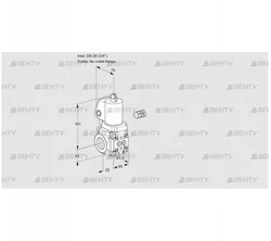 VAS120/-R/NPGL (88027866) Газовый клапан Kromschroder