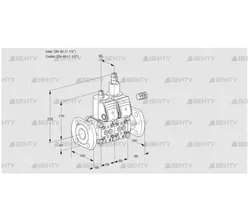 VCS2E40F/40F05NLKR/PPPP/PPPP (88103813) Сдвоенный газовый клапан Kromschroder