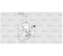 VAS350F/NWSL (88017124) Газовый клапан Kromschroder