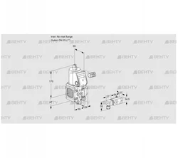 VAS2-/25R/NW (88028109) Газовый клапан Kromschroder