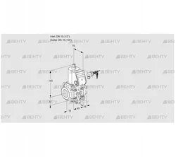 VAS115R/NQ (88021650) Газовый клапан Kromschroder