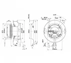 Центробежный вентилятор ebmpapst R3G250RO0671