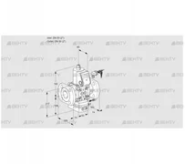 VAH350F/NWAE (88027188) Клапан с регулятором расхода Kromschroder