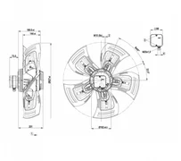 Осевой вентилятор ebmpapst A4D630AD0102