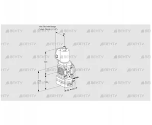 VAG2T-/40N/NKSLAK (88031639) Газовый клапан с регулятором соотношения Kromschroder