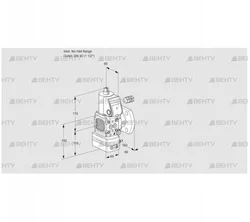 VAG2-/40F/NKAN (88016120) Газовый клапан с регулятором соотношения Kromschroder