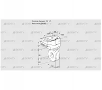 IBG125/80Z05/20-60W3E (88301575) Дроссельная заслонка Kromschroder