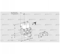 VCG1E20R/20R05NGEQL/PPPP/3--3 (88104951) Клапан с регулятором соотношения Kromschroder