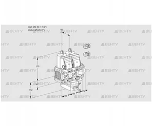 VCD2E40R/25R05FND-100VWR3/PPPP/PPPP (88101682) Регулятор давления Kromschroder