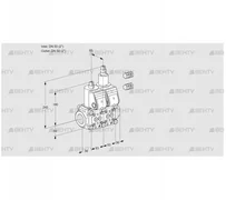 VCS3E50R/50R05NLWR3/PPPP/PPPP (88100109) Сдвоенный газовый клапан Kromschroder