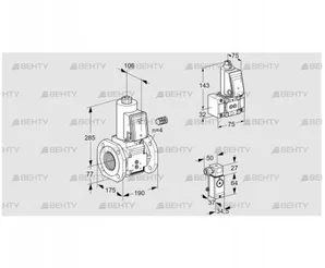 VAS665F05NW3E/3P/B- (88207807) Газовый клапан Kromschroder