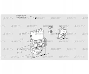 VCD1E20R/20R05D-25NWL3/PPZY/PPPP (88105903) Регулятор давления Kromschroder