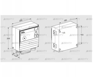 BCU465-3/1LR2GBPAC (88611414) Блок управления горением Kromschroder