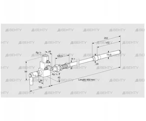 ZMIC 28G400RK (84199267) Пилотная горелка Kromschroder