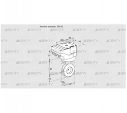 IBAF50Z05/20-60W3TR10 (88303532) Дроссельная заслонка Kromschroder