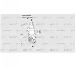 VAS3-/LPGL (88012628) Газовый клапан Kromschroder