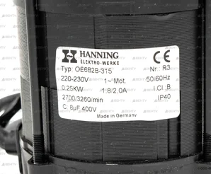 Электродвигатель Hanning OE6B2B-315
