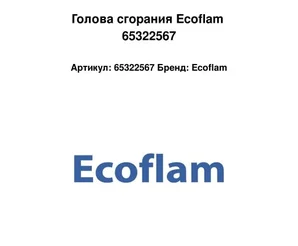 Голова сгорания Ecoflam 65322567
