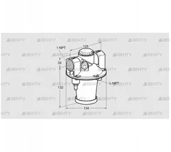 GIK 25TN02-5 (03155140) Регулятор соотношения газ/воздух Kromschroder