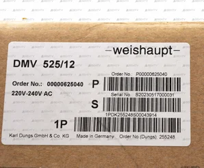Газовый электромагнитный клапан Weishaupt DMV 525/12