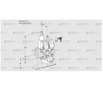 VCG1E25R/20R05LGEWR/PPPP/PPPP (88104627) Клапан с регулятором соотношения Kromschroder