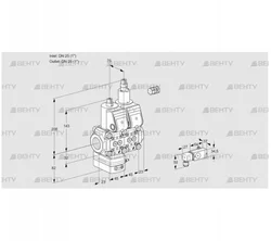 VCD1E25R/25R05D-25LWR/2-PP/PPPP (88100206) Регулятор давления Kromschroder