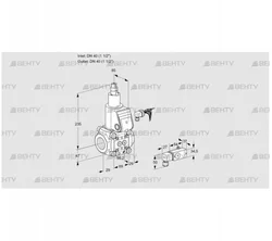 VAS240R/LW (88031557) Газовый клапан Kromschroder