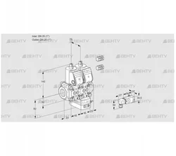 VCG1E25R/25R05NGEWR3/-2PP/PPPP (88104029) Клапан с регулятором соотношения Kromschroder