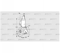 VAS8T100A05LQGLB/PP/MM (88205047) Газовый клапан Kromschroder