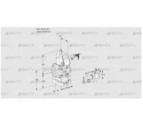 VAD350R/NQ-100A (88032596) Газовый клапан с регулятором давления Kromschroder