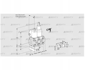 VCD1E20R/20R05D-50LWL/PPPP/2-PP (88100885) Регулятор давления Kromschroder