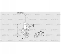 VAS350/-R/NW (88007997) Газовый клапан Kromschroder