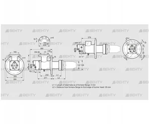 BIC 140HBL-0/35-(44)E (84035010) Газовая горелка Kromschroder