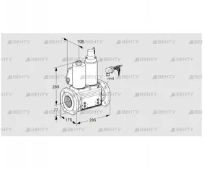 VCS665F05NLKLB/PPPP/PPPP (88203736) Сдвоенный газовый клапан Kromschroder