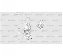 VAD1-/20R/NW-100A (88010690) Газовый клапан с регулятором давления Kromschroder