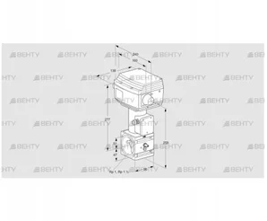 RVS 2/XML10W60S1-3V (86060400) Регулирующий клапан Kromschroder